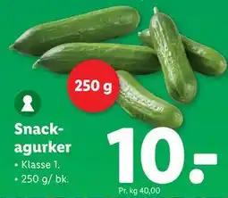 Lidl Snackagurker tilbud