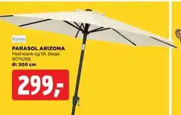 jem & fix PARASOL ARIZONA tilbud