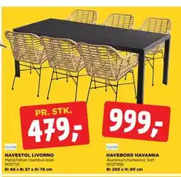 jem & fix HAVESTOL LIVORNO tilbud