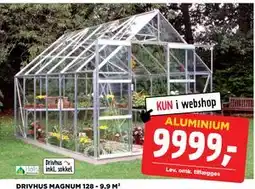 jem & fix DRIVHUS MAGNUM 128 - 9,9 M² tilbud