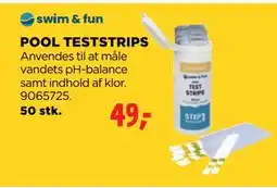 jem & fix POOL TESTSTRIPS tilbud