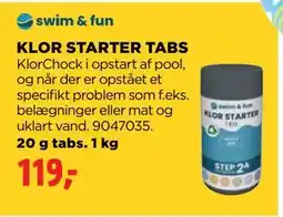 jem & fix KLOR STARTER TABS tilbud