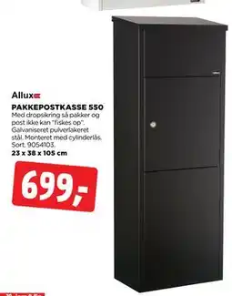 jem & fix PAKKEPOSTKASSE 550 tilbud