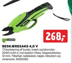 jem & fix BESKÆRESAKS 4,0 V tilbud
