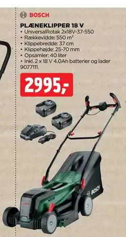 jem & fix PLÆNEKLIPPER 18 V tilbud
