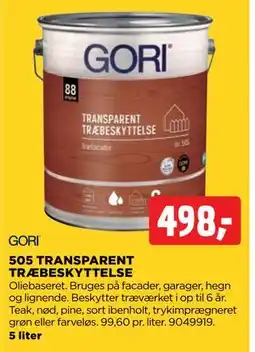 jem & fix 505 TRANSPARENT TRÆBESKYTTELSE tilbud