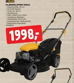 jem & fix PLÆNEKLIPPER 150CC tilbud