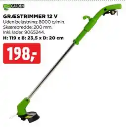 jem & fix GRÆSTRIMMER 12 V tilbud