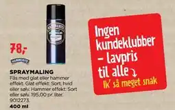jem & fix SPRAYMALING tilbud