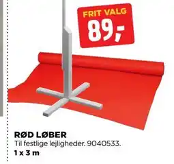 jem & fix RØD LØBER tilbud