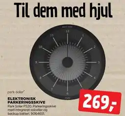 jem & fix ELEKTRONISK PARKERINGSSKIVE tilbud