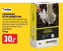 jem & fix CEMPEXO STOLPEBETON tilbud