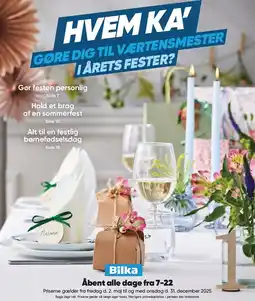 Bilka HVEM KA' GØRE DIG TIL VÆRTENSMESTER I ÅRETS FESTER? tilbud