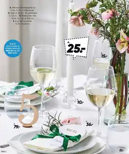 Bilka Windsor hånddyppde lys, Vase, Lysestager, Bordnumre, Duni soft servietter tilbud