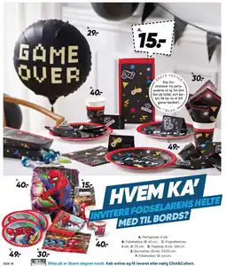 Bilka Partyposer, Folieballon, Paptallerkener, Servietter eller Folieballon tilbud