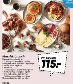 Bilka Klassisk brunch tilbud