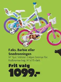 Fætter BR F.eks. barbie eller snedronningen tilbud