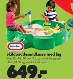 Fætter BR Skildpaddesandkasse med låg tilbud