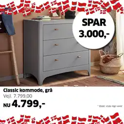 Kære Børn Classic kommode, grå tilbud