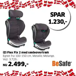 Kære Børn Izi flex fix 2 med sædeovertræk tilbud