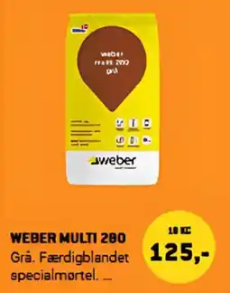 XL-BYG WEBER Multi 280 tilbud