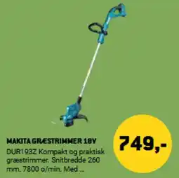 XL-BYG Makita græstrimmer 18v tilbud