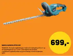 XL-BYG Makita hækkeklipper 18v tilbud