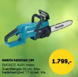 XL-BYG MAKITA Kedesav 18v tilbud