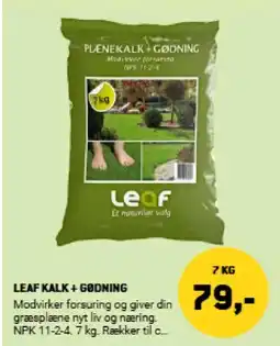 XL-BYG Leaf kalk + gødning tilbud