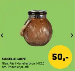 XL-BYG Solcelle lampe tilbud