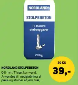 XL-BYG NORDLAND Stolpebeton tilbud