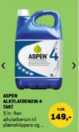 XL-BYG ASPEN Alkylatbenzin 4 takt tilbud