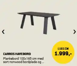 XL-BYG Carros havebord tilbud