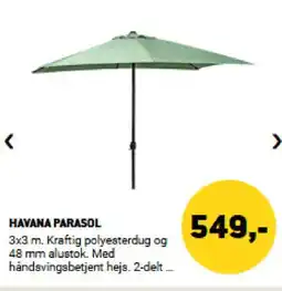 XL-BYG Havana parasol tilbud
