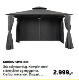 XL-BYG Korius pavillon tilbud