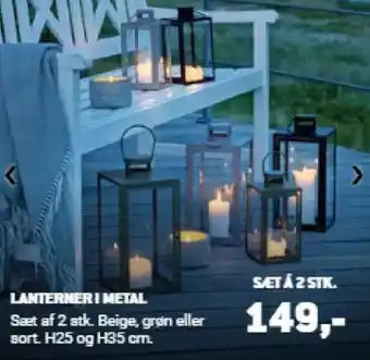 XL-BYG Lanterneri metal tilbud