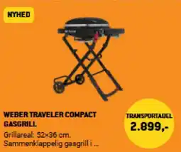 XL-BYG Weber traveler compact gasgrill tilbud