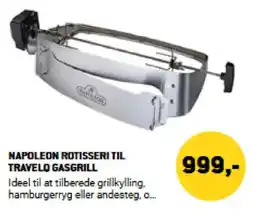 XL-BYG Napoleon rotisseri til travelo gasgrill tilbud