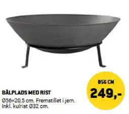 XL-BYG Bålplads med rist tilbud