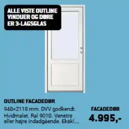 XL-BYG Outline facadedor tilbud