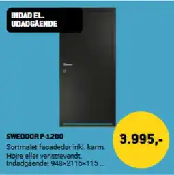 XL-BYG Swedoor p-1200 tilbud