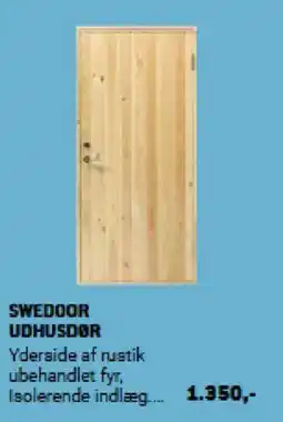 XL-BYG Swedoor udhusdør tilbud
