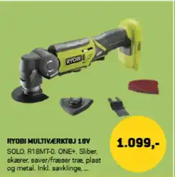 XL-BYG RYOBI Multiværktøj 18v tilbud