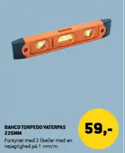 XL-BYG Bahco torpedo vaterpas 225mm tilbud