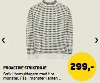 XL-BYG Proactive striktrøje tilbud