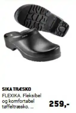 XL-BYG Sika træsko tilbud
