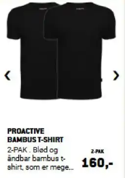 XL-BYG Proactive bambus t-shirt tilbud