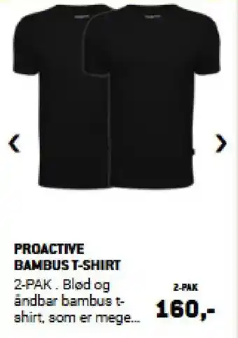 XL-BYG Proactive bambus t-shirt tilbud