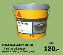 XL-BYG Sika skalflex lyn-beton tilbud