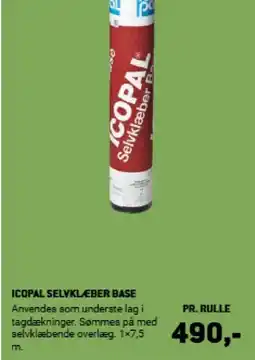 XL-BYG ICOPAL Selvkleber base tilbud